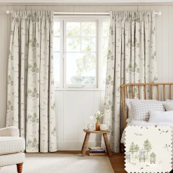 Sea Birds Off White Made to Measure Curtains