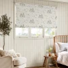 Sea Birds Off White Made to Measure Roman Blind