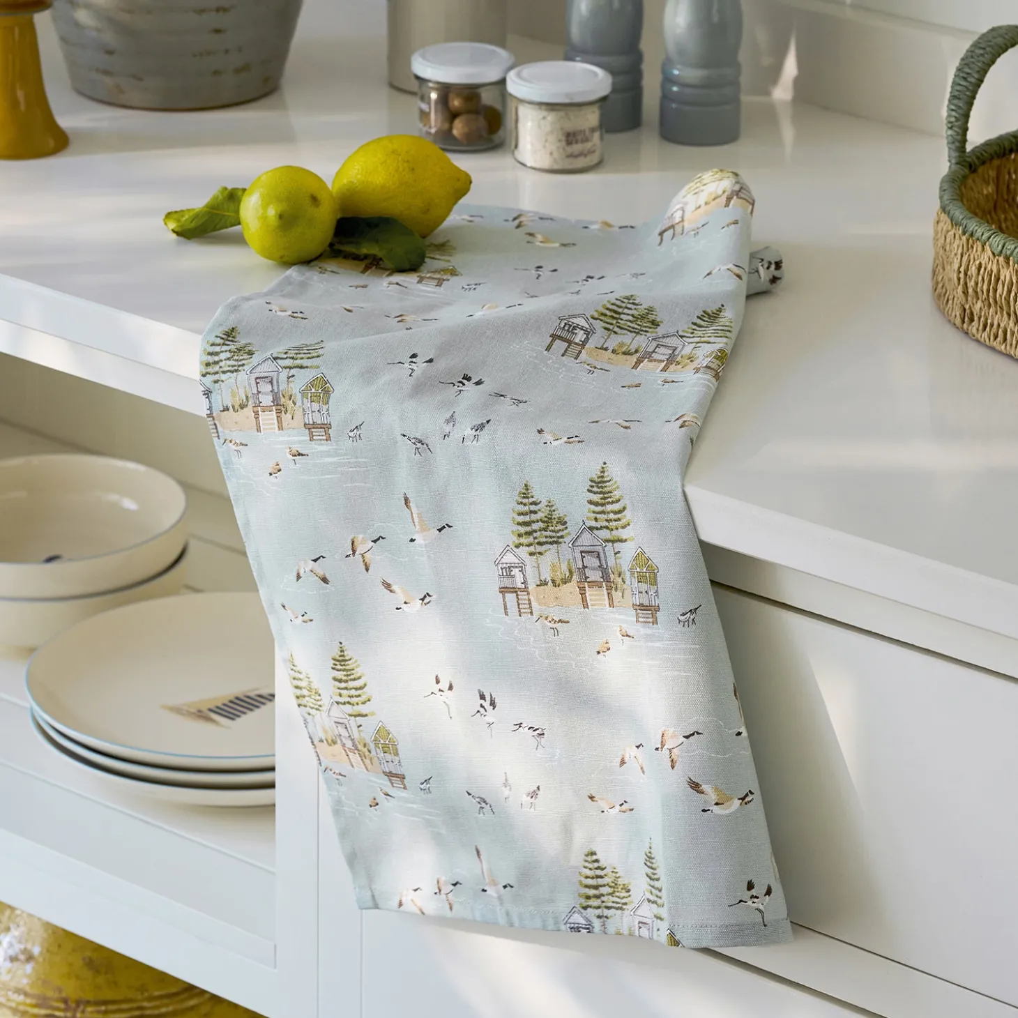 Sea Birds Tea Towel
