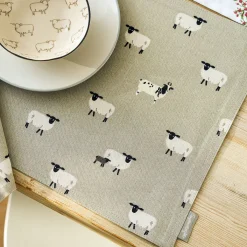 Sheep Fabric Placemats (Set of 2)
