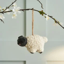 Sheep Felt Bauble