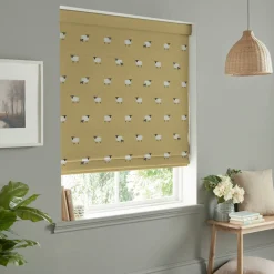 Sheep Ochre Made to Measure Roman Blind