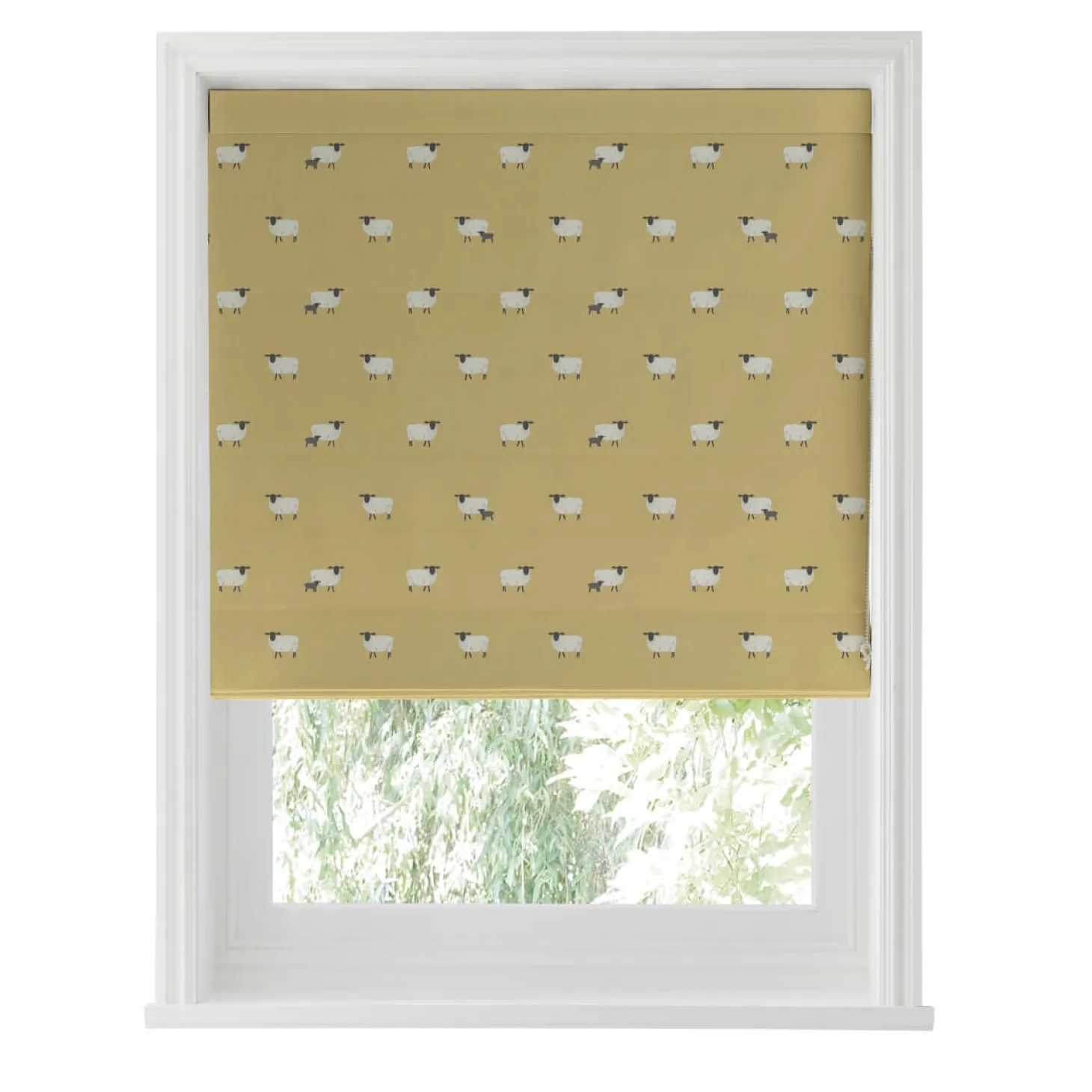 Sheep Ochre Made to Measure Roman Blind