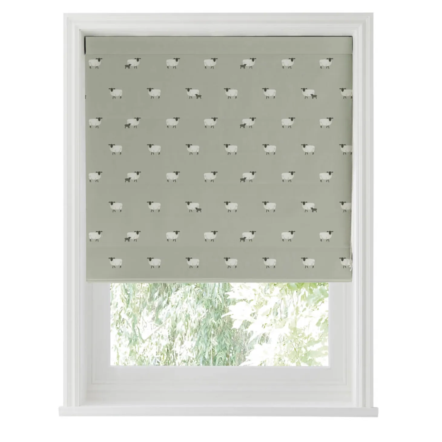 Sheep Sage Made to Measure Roman Blind