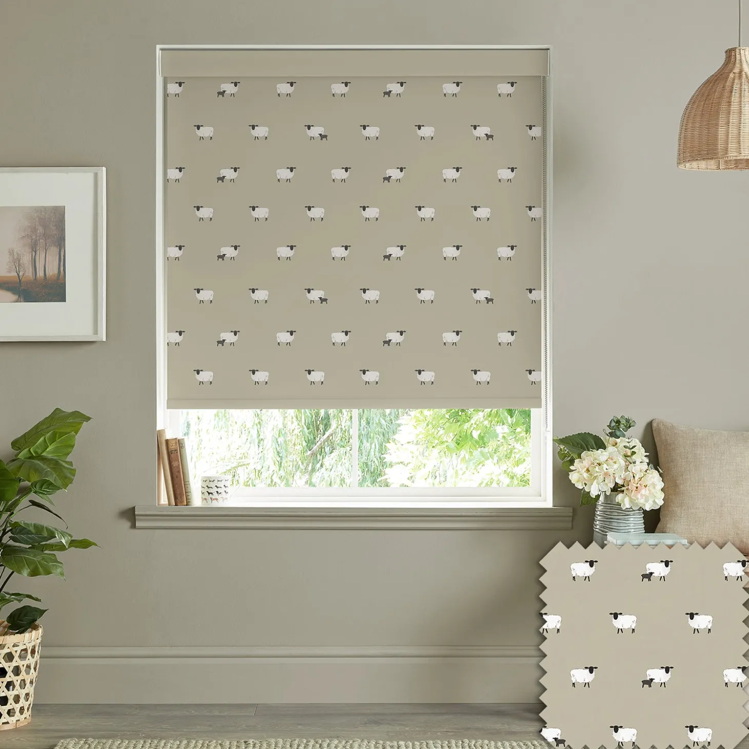 Sheep Sand Made to Measure Roller Blind