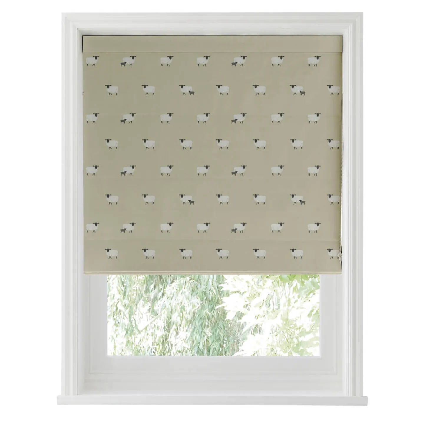 Sheep Sand Made to Measure Roman Blind