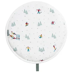 Skiing Circular Hob Cover