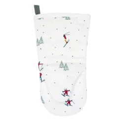 Skiing Oven Mitt