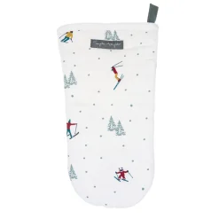 Skiing Oven Mitt