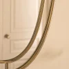 Somerby Oval Antique Bronze Mirror