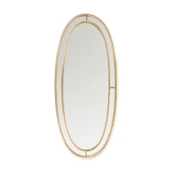 Somerby Oval Antique Bronze Mirror