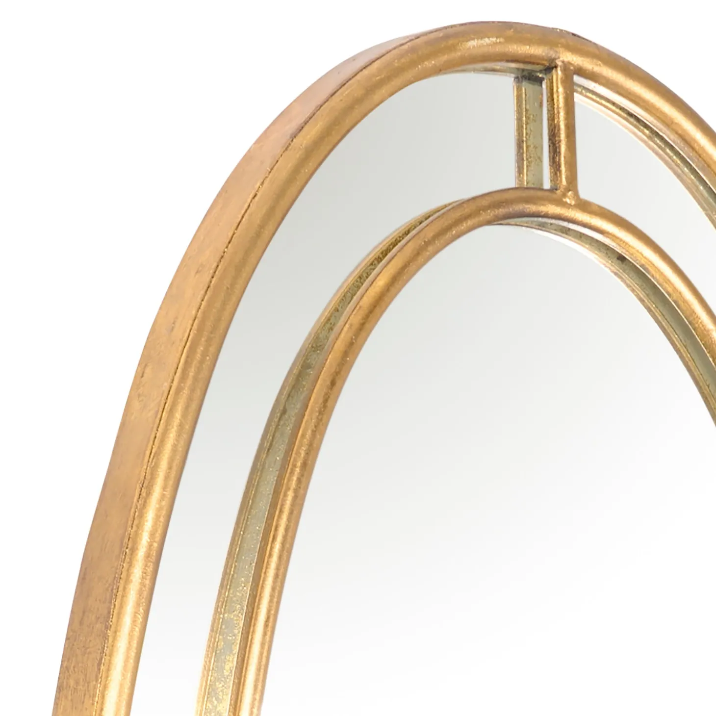 Somerby Oval Antique Bronze Mirror