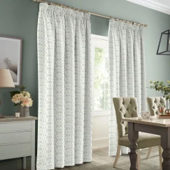 Spring Chicken White Made to Measure Curtains