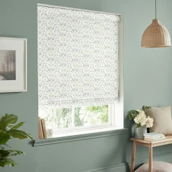 Spring Chicken White Made to Measure Roman Blind