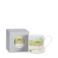 Spring Cottage Scene Mug