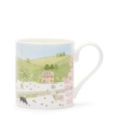 Spring Cottage Scene Mug