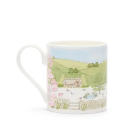 Spring Cottage Scene Mug