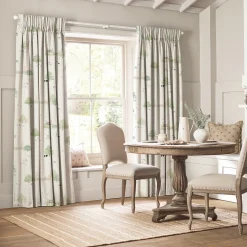 Spring Cottage White Made to Measure Curtains