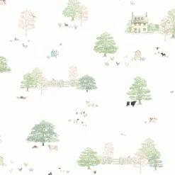 Spring Cottage White Made to Measure Curtains