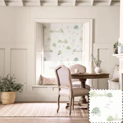 Spring Cottage White Made to Measure Roller Blind