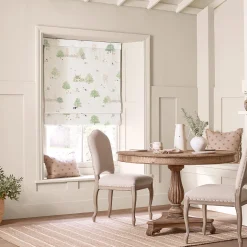 Spring Cottage White Made to Measure Roman Blind