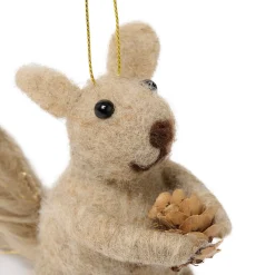 Squirrel Felt Decoration