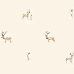 Stags Natural Made to Measure Curtains