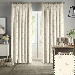 Stags Natural Made to Measure Curtains