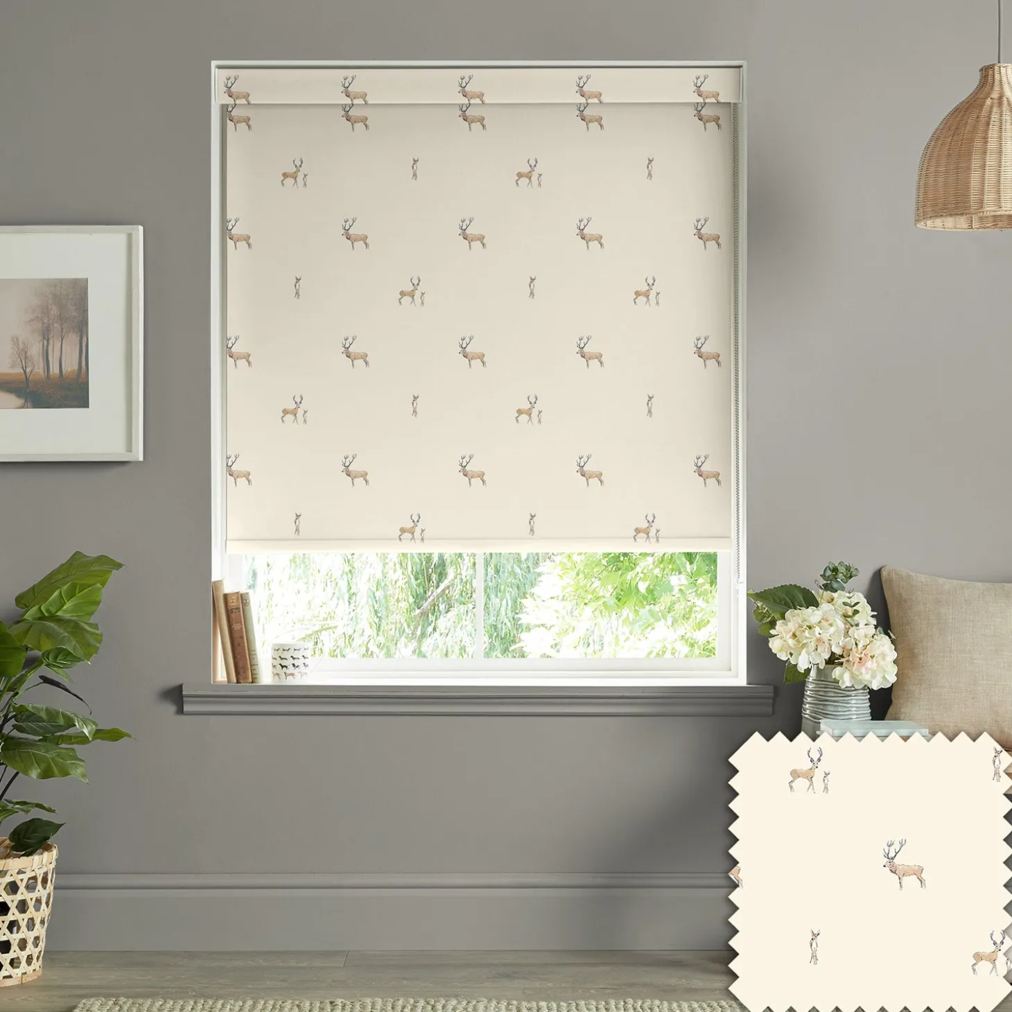 Stags Natural Made to Measure Roller Blind