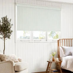 Stamford Mint Stripe Made to Measure Roller Blind