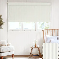 Stamford Mint Stripe Made to Measure Roman Blind