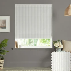 Stamford Stripe Grey Made to Measure Roman Blind