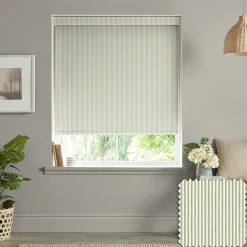 Stamford Stripe Sage Made to Measure Roller Blind