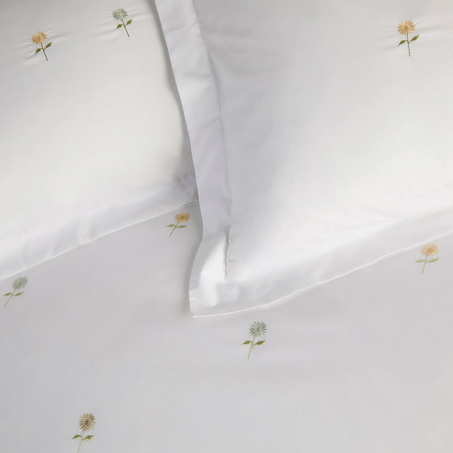 Sunflower Embroidered Bedding Set