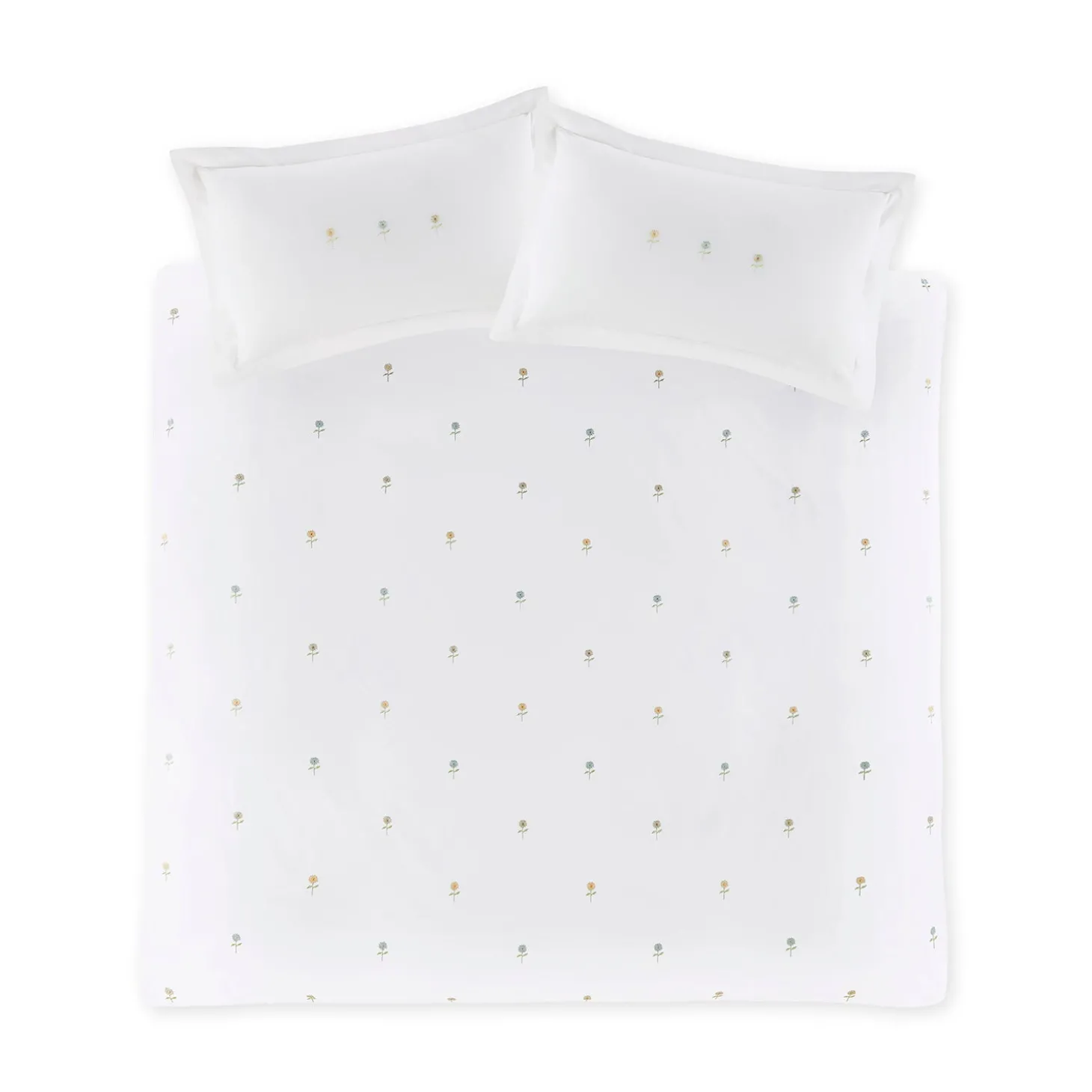 Sunflower Embroidered Bedding Set