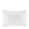 Sunflower Embroidered Pair of Oxford Pillowcases