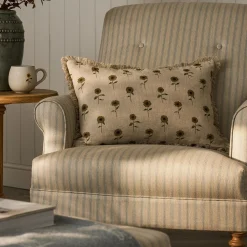 Sunflower Linen Cushion - Rectangular