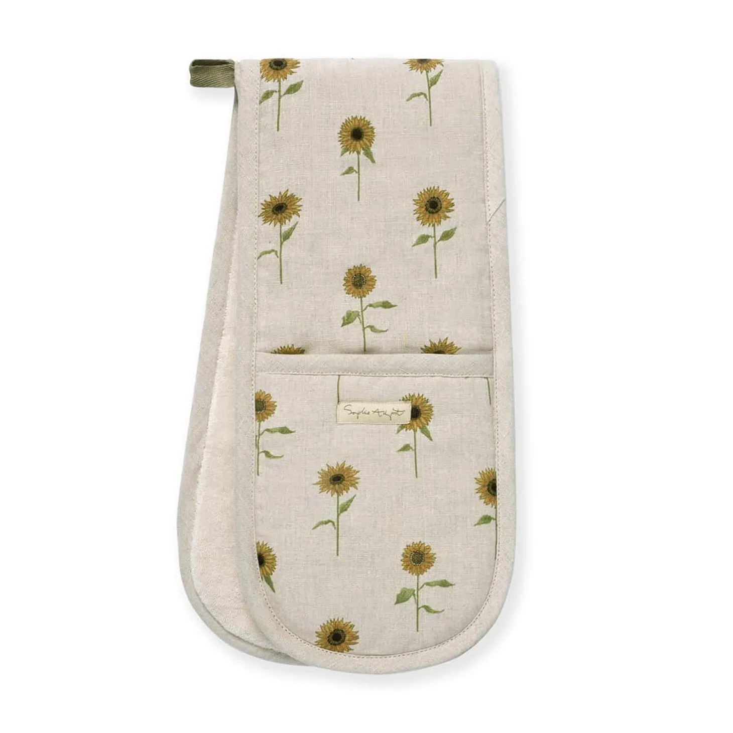 Sunflower Linen Double Oven Glove