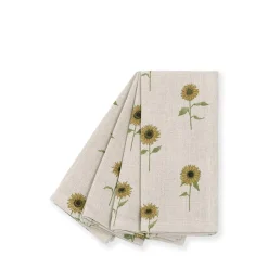 Sunflower Linen Napkins (Set of 4)