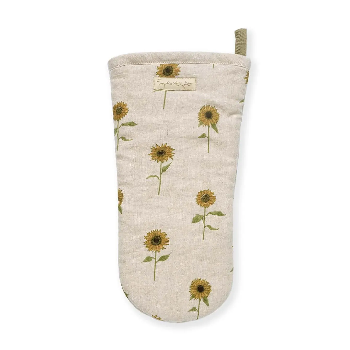 Sunflower Linen Oven Mitt