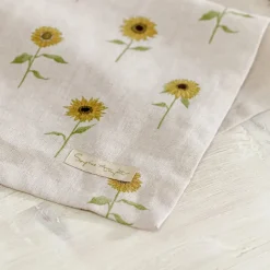 Sunflower Linen Table Runner