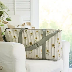 Sunflower Quilted Weekend Bag
