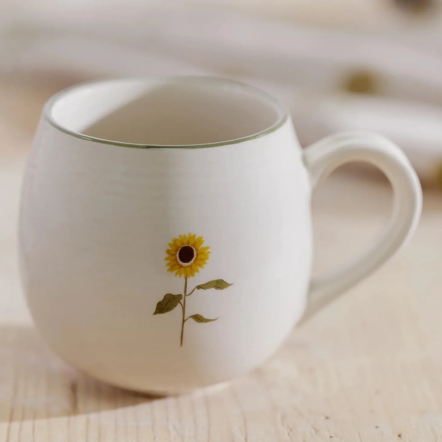 Sunflower Stoneware Mug