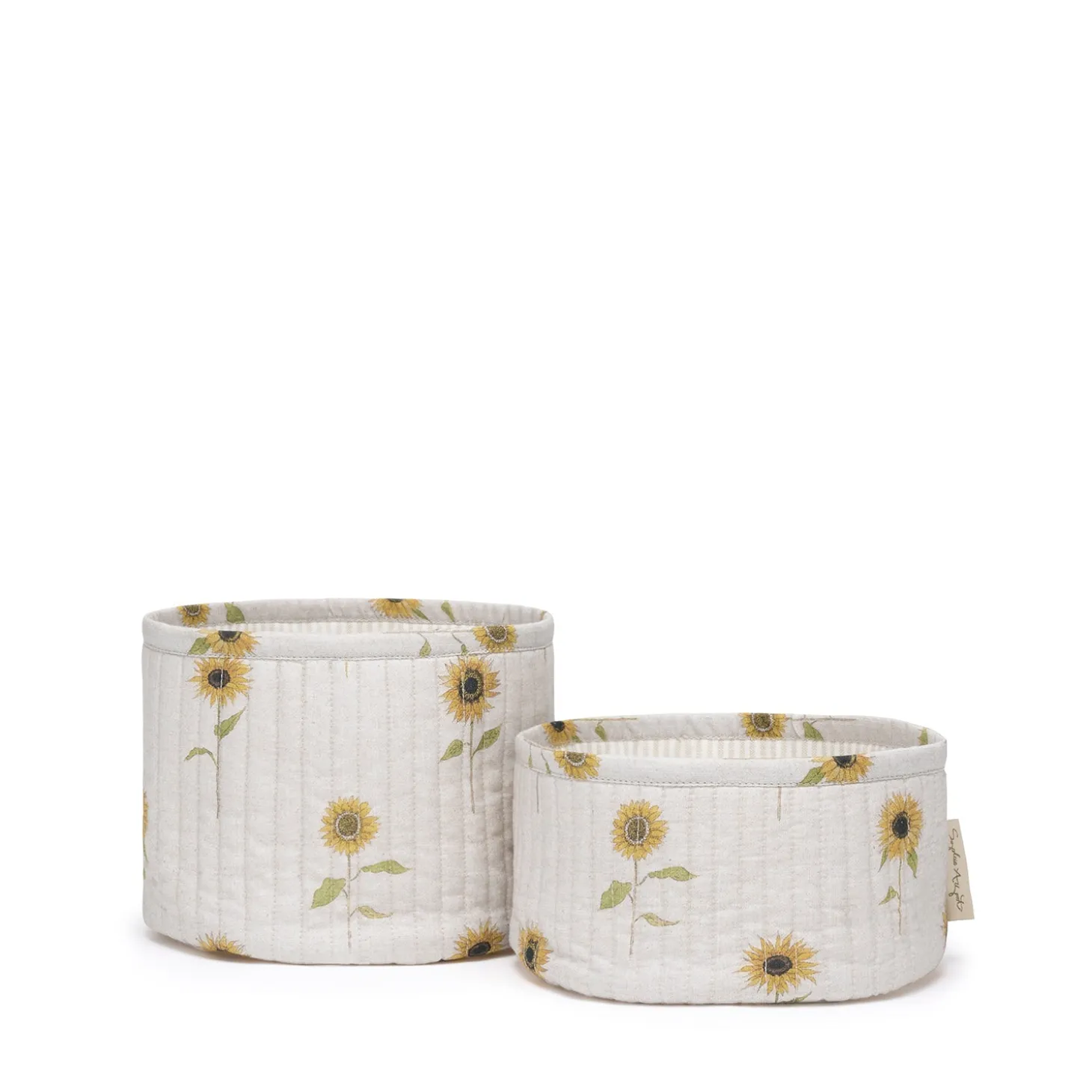 Sunflower Storage Baskets (Set of 2)