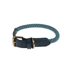 Teal Rope Collar
