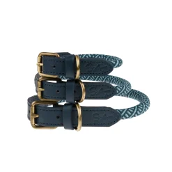 Teal Rope Collar