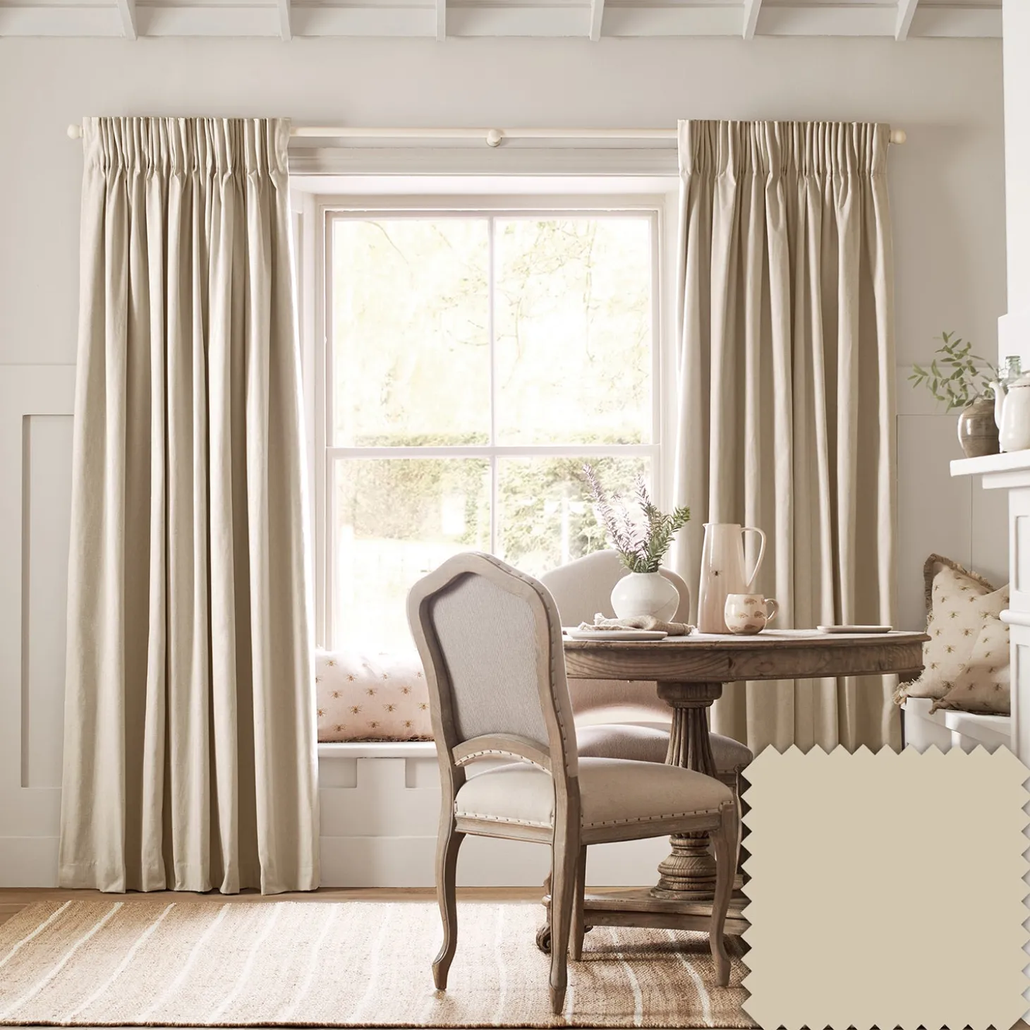 Thornham Sand Made to Measure Curtains