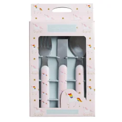 Unicorn Kids Melamine Cutlery Set