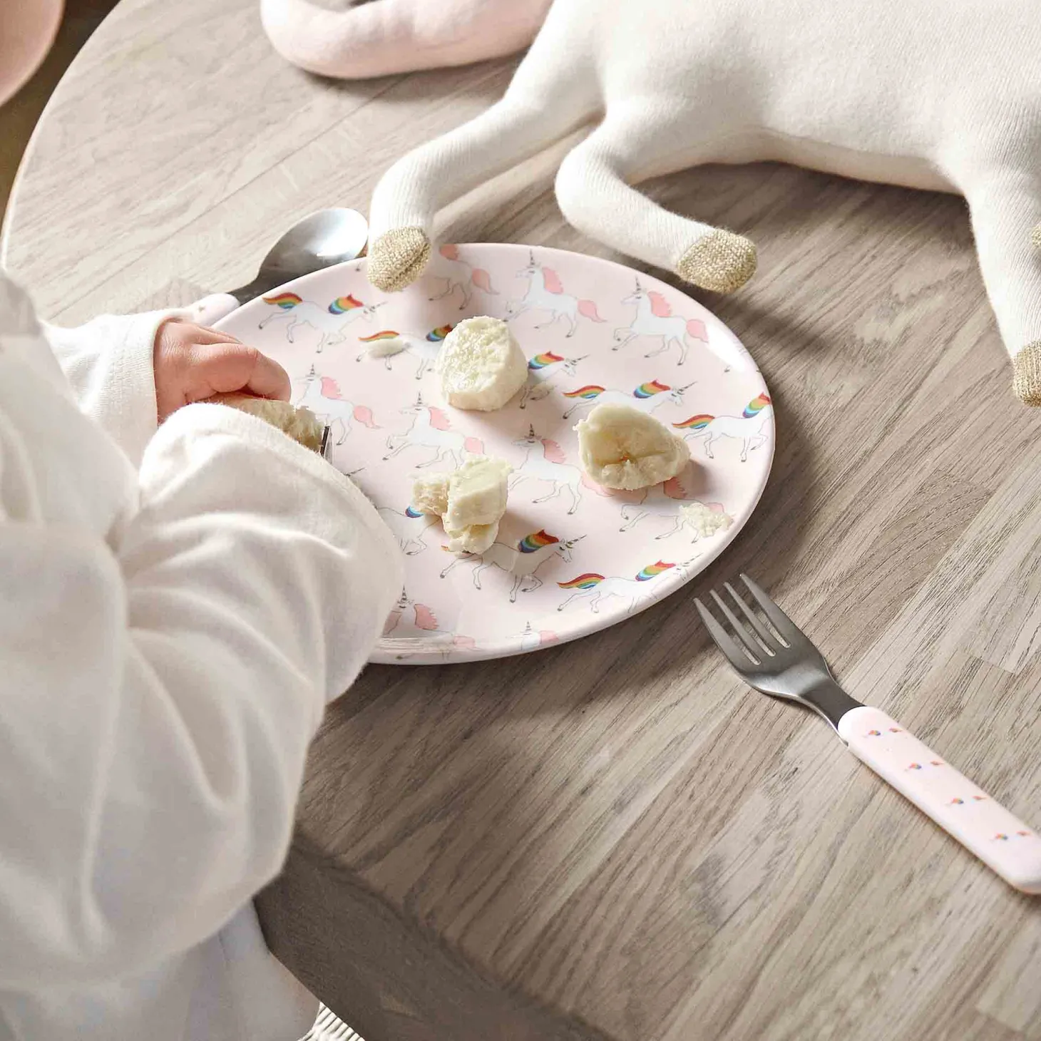 Unicorn Kids Melamine Cutlery Set