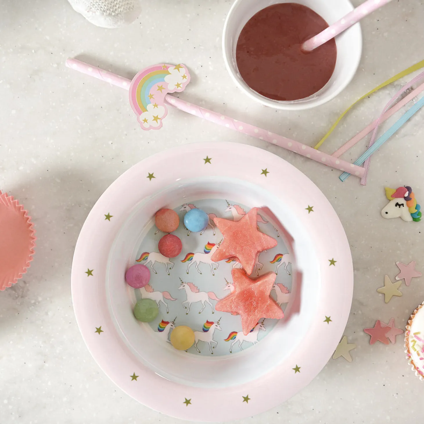 Unicorn Kids Melamine Set